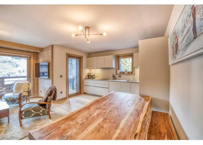 Luxurious 4-room With Pool, Gym, And Parking Megève